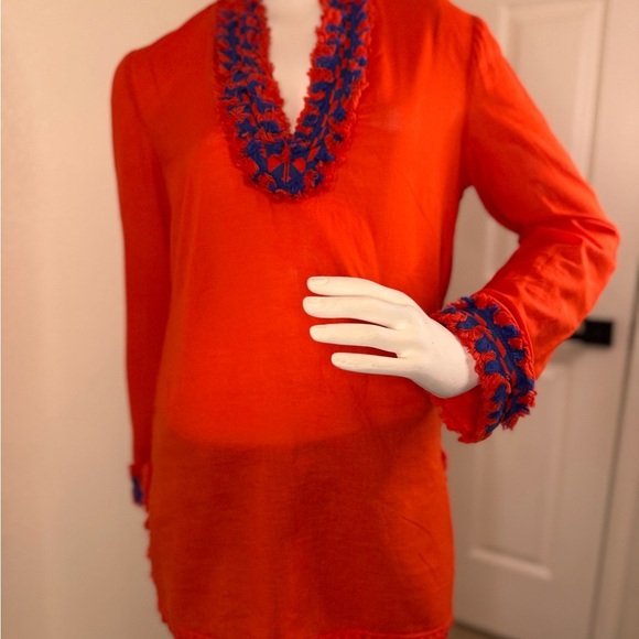 TORY BURCH SAMBA TORY TUNIC SIZE 8. - Picture 2 of 12